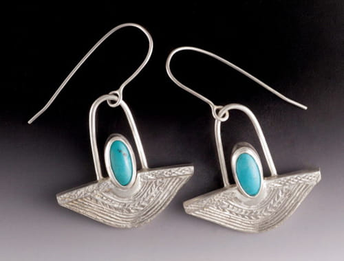 Click to view detail for MB-E379 Earrings Egypt No. 2 $395